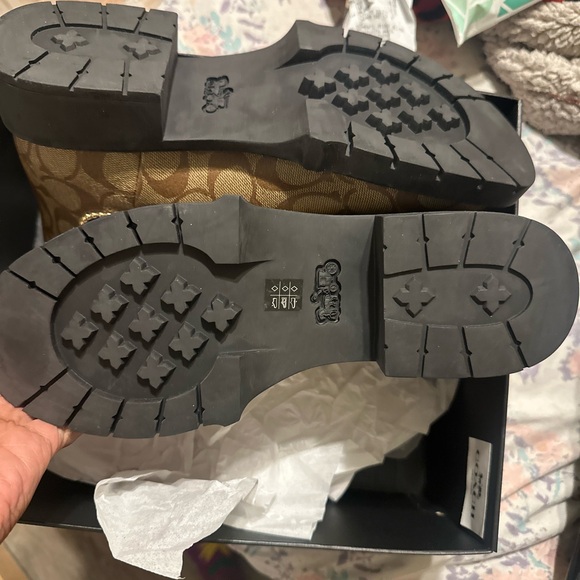 Coach Brown and Black Ankle Boots - Picture 5 of 5